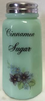 Full strength cinnamon sugar is good for some recipes where you want a strong cinnamon flavor. Sugar Shaker Floral Paneled Mosser Glass American Made Cinnamon Sugar Jade Buy Online In Bahamas At Bahamas Desertcart Com Productid 38038263