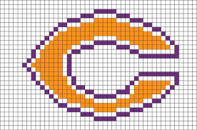 Nfl Chicago Bears Pixel Art Pixel Art Pixel Art Design Lego Art