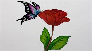 Drawing A Butterfly How To Draw A Butterfly On A Flower Step By Step Youtube We all could do with a helping hand every so often, don't we? drawing a butterfly how to draw a butterfly on a flower step by step