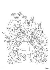 More 100 coloring pages from cartoon coloring pages category. Alice In Wonderland Coloring Page Coloring Home