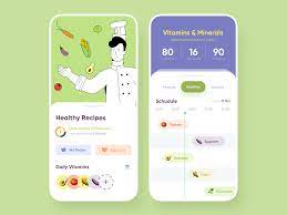 Healthy Recipes Mobile App Mobile App Healthy Apps App Design