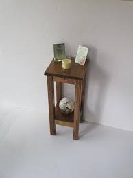 Small Accent Table Skinny Table Narrow Side Table Narrow Rustic Entry Table Nightstand Entryway Table End Table Early American Stain Small Accent Tables Skinny Tables Rustic Entry Table