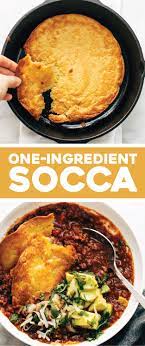 One Ingredient Socca Pinch Of Yum Recipe Recipes Cooking Recipes Food