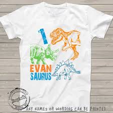 Art supplies this is a list of the supplies we used, but feel free to use whatever you have in your home or classroom. Dinosaur Birthday Shirt Dinosaur Shirt By Stoykots Catch My Party