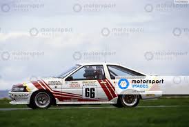 1987 British Touring Car Championship. Silverstone, England. Chris Hodgetts  (Toyota Corolla GT) champion, action.World Copyright: LAT Photographic.ref:  35mm Colour Transparency.