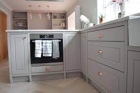Maybe you would like to learn more about one of these? Pavillion Grey Shaker With Copper Accents Grey Shaker Kitchen Grey And Copper Kitchen Kitchen Design