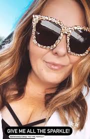 Crystal Bling Sunnies| Rose Gold Oversized