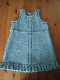Ruffled Dress Knit Baby Dress Knitting Girls Baby Knitting Patterns