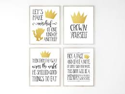 Birthday Crown For Boy Printable Where The Wild Things Are 8 X10 And 5 X7 Birthday Party Printable Signs Where The Wild Things Are Party Supplies Digital Product Wild One Birthday Party Wild Things Party 1st Boy