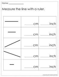 Get This Freebie To Help Your Kids Measuring Lines With A Ruler It Is A Simple And Straightfor Measurement Worksheets School Worksheets Measurement Activities