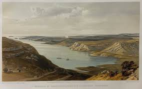 The dhaenfens lie to the west of the city, beyond which lie the turanian hills. Print Book Of Prints British Museum