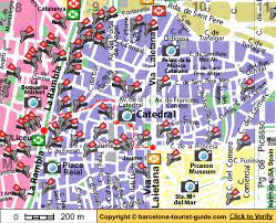 Information map attractions activities entrance tickets hotels articles. Location Map For The Barcelona Cathedral In Barcelona Spain