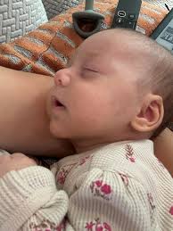 Why does my 2.5-month-old settle independently at night?