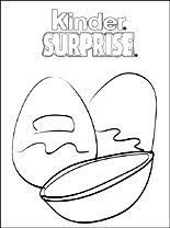 Kinder Surprise Coloring Page Coloring Pages