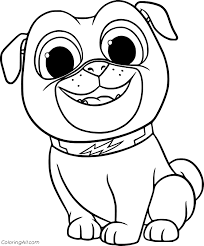 You can download and print this puppy dog pals coloring pages,then color. Puppy Dog Pals Coloring Pages Coloringall