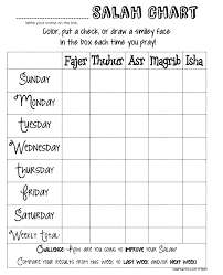 Salah Chart Islamic Kids Activities Prayers For Children Ramadan Activities