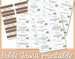 Take the bible trivia quiz challenge. Bible Trivia Game Etsy