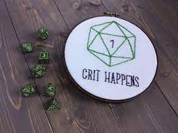 Free ❤ applique designs, bebies design, animal designs, all embroidery designs are downloaded for free. Dnd Crit Happens Hand Embroidery 6 Inch Hoop Dungeons And Dragons Nerd Art D20 Dice Embroidery Dragon Cross Stitch Diy Cross Stitch Nerd Crafts