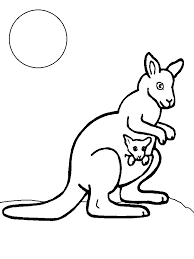 Free Printable Kangaroo Coloring Pages For Kids Animal Coloring Pages Monkey Coloring Pages Kids Printable Coloring Pages