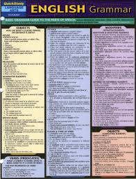 English Grammar Cheat Sheet Side One English Grammar