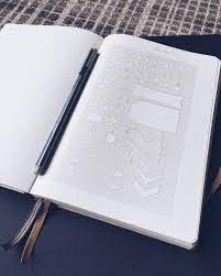 Essentials 3 0 Bullet Journal Stencil Filofax Midori Etsy Bullet Journal Stencils Planner Bullet Journal Midori Travelers Notebook