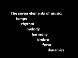 Elements of music include the: Musical Elements Elementary My Dear Noah Youtube