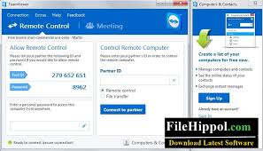 Provide spontaneous support for friends and family, or access applications on your home. Teamviewer 11 For Windows