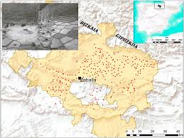 A general map in geography is a description of the whole earth, with the several a geographical picture, or a projection of the globe, or part thereof, on a plain surface, representing the forms and dimensions of the several countries. A Map Showing The Location Of The Ad 1025 Sites On The Alava Plain And Download Scientific Diagram