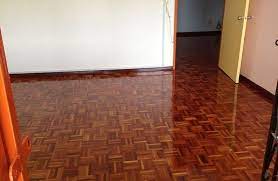More or less how the parquet would have looked when first installed 50 or 80 years ago. Refinishing Parquet Flooring To Look More Presentable Refinishing Floors Flooring Parquet Flooring