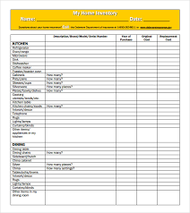 11+ Insurance Inventory List Template - Excel Templates - Excel Templates