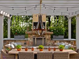 Last monday i showed you how i restored our fire pit by adding some new sheet metal to the ash pan and. 25 Gorgeous Outdoor Chandeliers Hgtv S Decorating Design Blog Hgtv