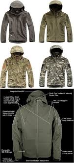 Waterproof Army Outdoors Jacket Tactical Clothing Military Outfit Army Fashion
