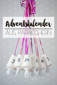 Dann basteln sie doch diesen schnellen adventskalender! Diy Adventskalender Aus Pappbechern Schnell Selbst Gemacht