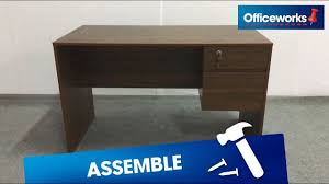 A home computer desk usually has basic features such as a slideout for a keyboard and a bottom section to hold a desktop computer. Coventry Desk Assembly Instructions Youtube