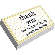 Printing and sending thank you's for your business thank you event lets your clients, associates, and customers know how much they're appreciated. Thank You For Your Business Card 2 X 3 5 Printed Small Business Thank You Cards 100 Pack For Small Business Mailing Walmart Canada