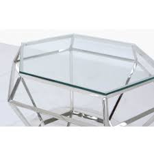 The storage within the coffee table can keep your living room a little bit more organized ikea granas coffee table become awesome display case page 22 coffee table ikea coffee table ikea granas. Hexagon Stainless Steel Coffee Table Glass Coffee Tables