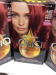Ammonia free hair dye with a gentle and pleasant fragrance. 3 X Garnier Olia Oil Powered Permanent Hair Color 6 60 Light Intense Auburn New 603084294060 Ebay