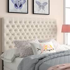 I shared the queen platform bed several days ago, and now i am here to show you the upholstered headboard we made to go with it. Queen Anne Headboard Wayfair
