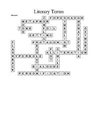 Documents similar to photosynthesis crossword answers. Middle School Literary Terms Crossword Puzzle Novocom Top