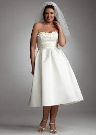 Simple Cute Short Wedding Dress Tea Length Wedding Dress Backyard Wedding Dresses
