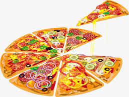 Vector Sliced Pizza Pizza Vector Pizza Slice Vector