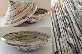 Pin Auf Papier Zeitung Basteln
