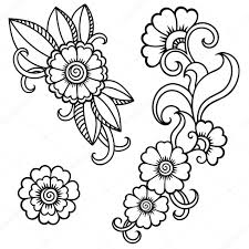 Find & download free graphic resources for indian floral pattern. Henna Flower Vector Novocom Top