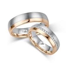 14k Solid White Rose Gold Matching His Hers Wedding Bands With Diamond Width 6 5mm 6 Diamond Wedding Rings Sets Wedding Rings Matching Wedding Band Sets