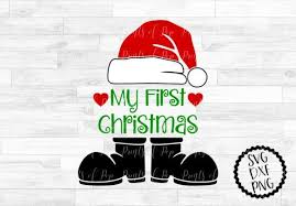 Download My First Christmas Santa Claus Svg Graphic By Printsofpop Creative Fabrica In 2020 My First Christmas First Christmas Svg SVG Cut Files