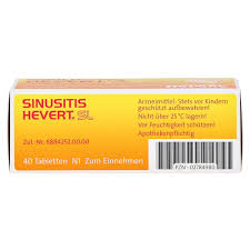Bei einer akuten nasennebenhöhlenentzündung sollte ein antibiotikum, sofern es gut wirkt, die krankheitsdauer im mittel um 2 bis 3 tage verkürzen. Erfahrungen Zu Sinusitis Hevert Sl Tabletten 40 Stuck N1 Medpex Versandapotheke
