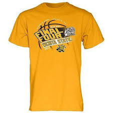 Wichita State Shockers 2013 Men S Basketball Final Four Bound Slope T Shirt Gold Sport Shirt Design Balls Shirt Basketball Finals