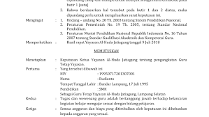 We did not find results for: Contoh Sk Pengangkatan Yayasan Untuk Gty Guru Tetap Yayasan Arsip Sekolah