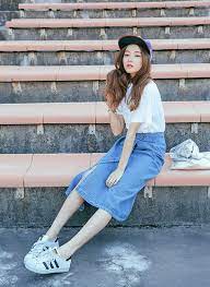 Check spelling or type a new query. Jean Skirt And Shirt Outfit Shop Clothing Shoes Online