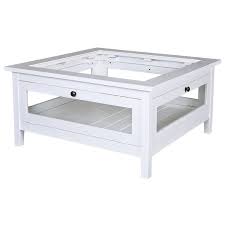 Des petits prix toute l'année avec ubaldi, spécialiste électroménager et déco à prix discount. Table Basse En Pin Massif Plateau En Verre 90x90x45 Cm Depot Des Docks